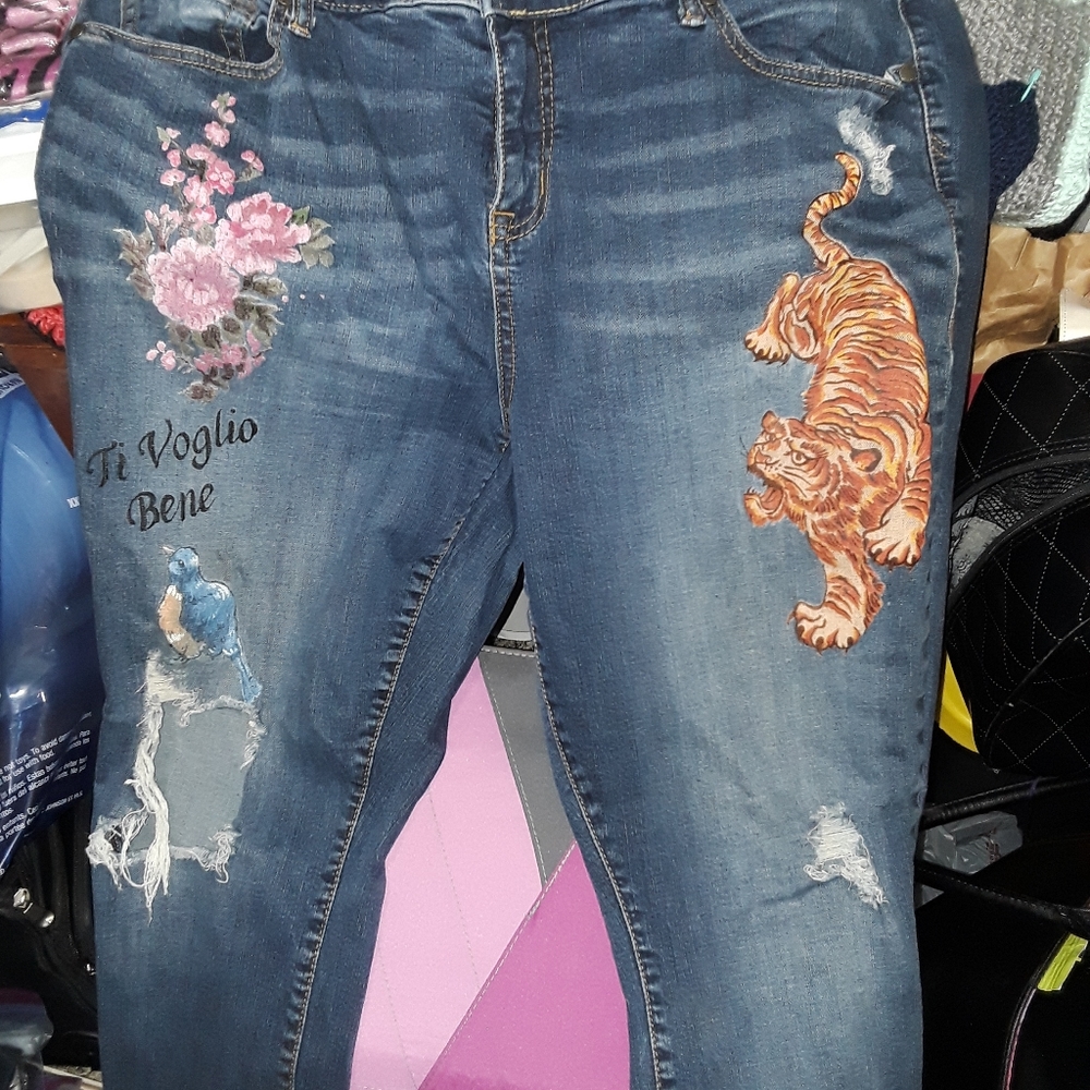 Torrid Girlfriend jeans.